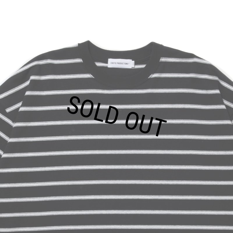 COOTIE PRODUCTIONS/Border L/S Tee（Black）［ボーダー長袖T-25秋冬