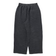 画像2: COOTIE PRODUCTIONS/Pigment Dyed Waffle Easy Pants（Black）［ピグメントダイワッフルイージーパンツ-25秋冬］ (2)