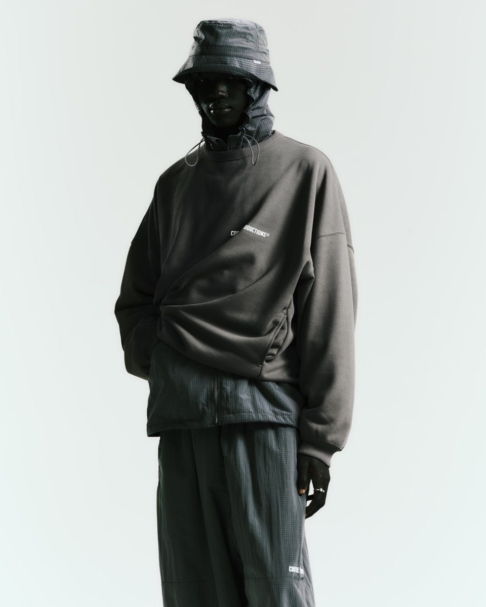 画像5: COOTIE PRODUCTIONS/Nylon Ripstop Training Jacket（Gray）［ナイロンリップストップトレーニングJKT-25秋冬］ (5)