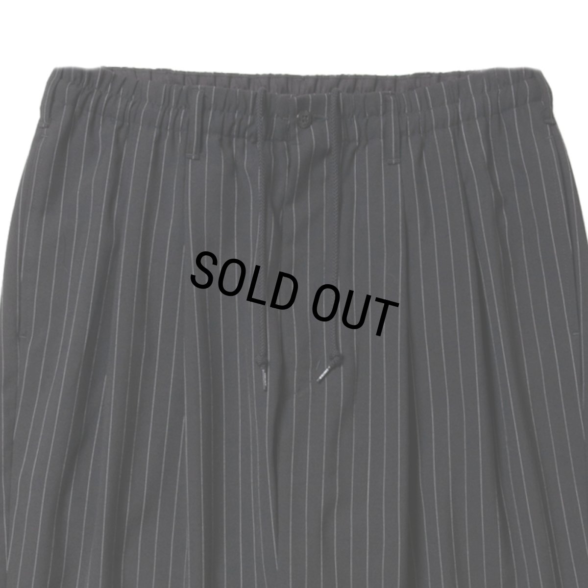 画像3: COOTIE PRODUCTIONS/T/W 2 Tuck Easy Pants（Stripe）［ツータックイージーパンツ-25秋冬］ (3)