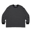COOTIE PRODUCTIONS/Border L/S Tee（Black）［ボーダー長袖T-25秋冬］