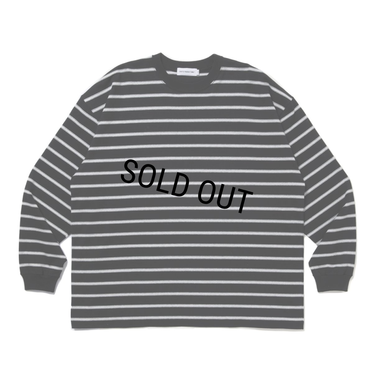 画像1: COOTIE PRODUCTIONS/Border L/S Tee（Black）［ボーダー長袖T-25秋冬］ (1)