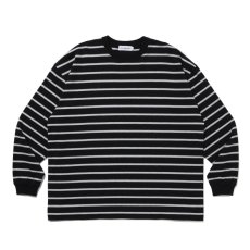 画像1: COOTIE PRODUCTIONS/Border L/S Tee（Black）［ボーダー長袖T-25秋冬］ (1)