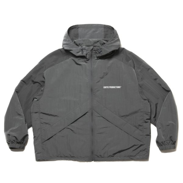 画像1: COOTIE PRODUCTIONS/Nylon Ripstop Training Jacket（Gray）［ナイロンリップストップトレーニングJKT-25秋冬］