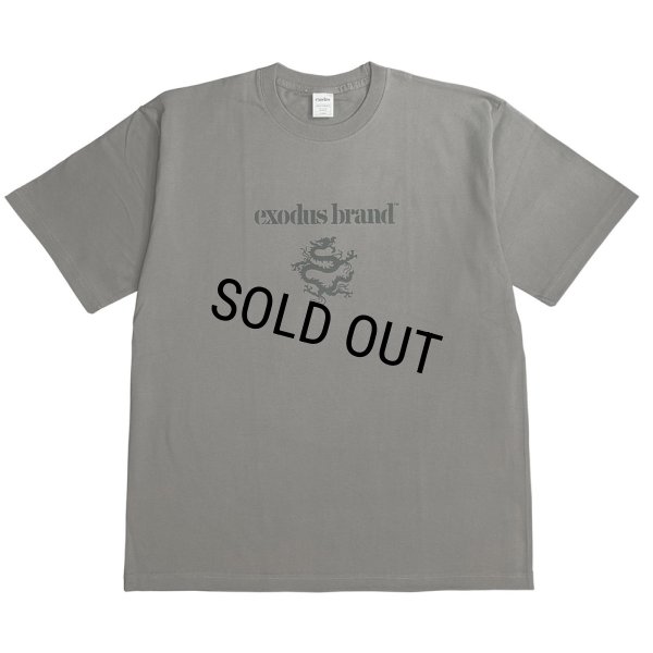 画像1: exodus/exodus brand Logo T SHIRT（GRAY）［プリントT-25秋冬］