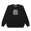 BlackEyePatch/OG LABEL KNIT SWEATER（BLACK）