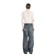 画像7: DAIRIKU/Vintage Washed Painter Denim Wide Pants（Indigo）［ヴィンテージ加工ペインターデニムワイドパンツ-25秋冬］