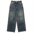 画像1: DAIRIKU/Vintage Washed Painter Denim Wide Pants（Indigo）［ヴィンテージ加工ペインターデニムワイドパンツ-25秋冬］ (1)