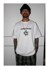 画像2: exodus/exodus brand Logo T SHIRT（WHITE）［プリントT-25秋冬］ (2)