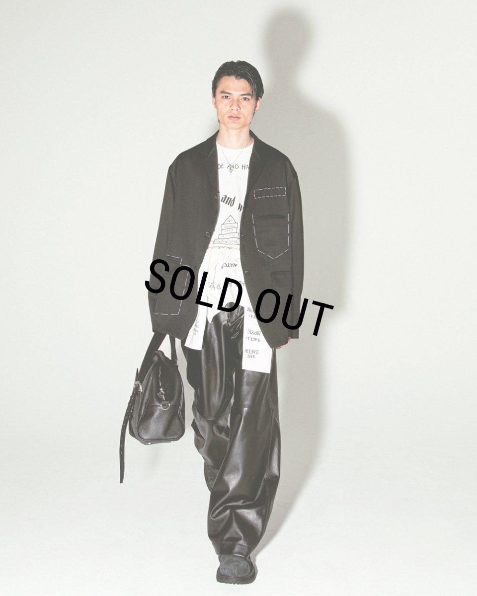 画像6: 【30％OFF】DAIRIKU/"D"Buckle Velt Boston Bag（Black）［Dバックルベルトボストンバッグ-25秋冬］ (6)