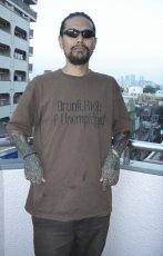 画像3: exodus/Drunk,High & Unemployed T SHIRT（BROWN）［プリントT-25秋冬］ (3)