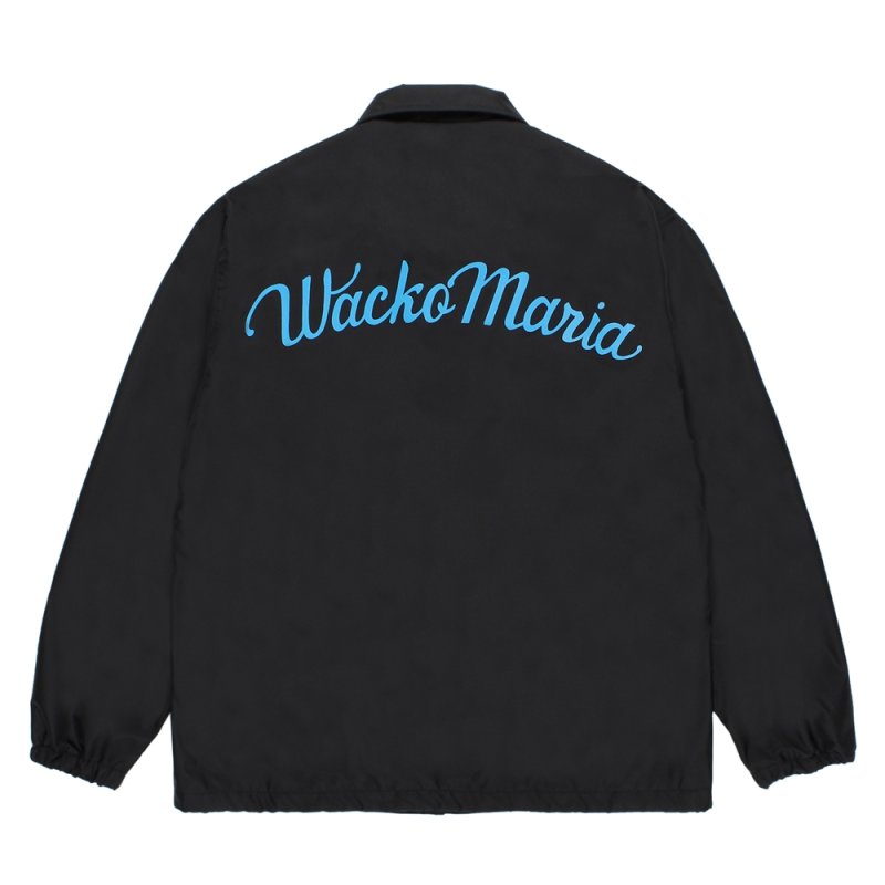 画像2: WACKO MARIA/COACH JACKET（BLACK）［コーチJKT-25秋冬］