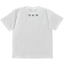 画像2: exodus/Drunk,High & Unemployed T SHIRT（WHITE）［プリントT-25秋冬］ (2)