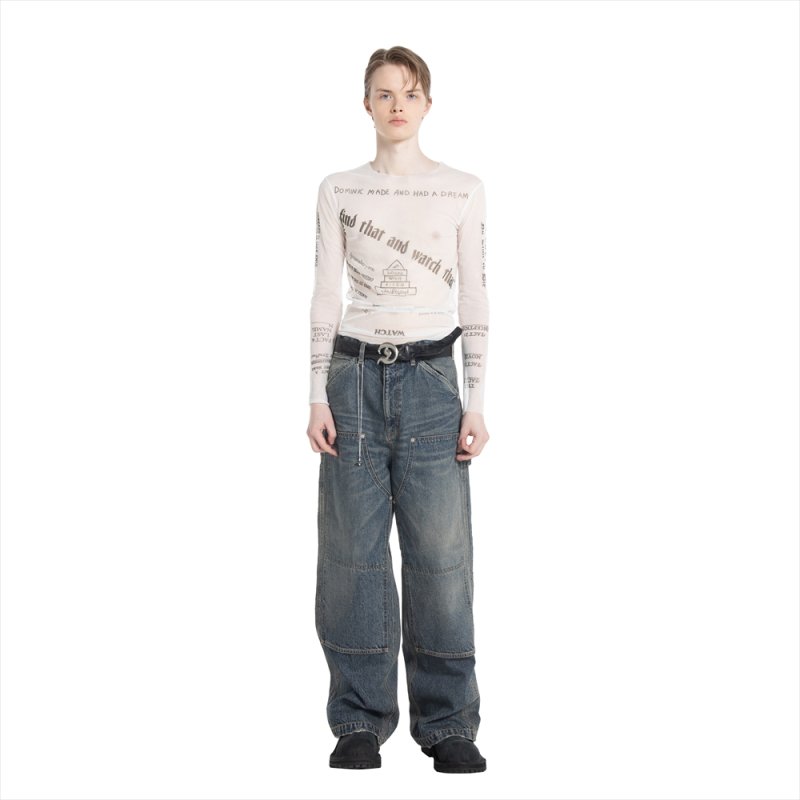 パンツ DAIRIKU Vintage Washed Painter Denim DAIRIKU/Vintage Washed Painter Denim Wide Pants（Indigo