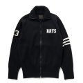 RATS/DRIVERS KNIT（BLACK）［ドライバーズニット-25秋冬］