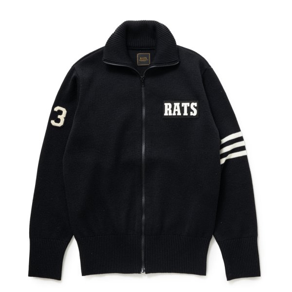 画像1: RATS/DRIVERS KNIT（BLACK）［ドライバーズニット-25秋冬］