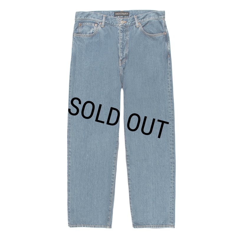WACKO MARIA/WASHED DENIM PANTS（INDIGO）［ウォッシュドデニムパンツ
