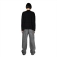 画像6: DAIRIKU/Docking Lettered Knit（Gray/Black）［ドッキングレタードニット-25秋冬］
