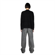 画像6: DAIRIKU/Docking Lettered Knit（Gray/Black）［ドッキングレタードニット-25秋冬］ (6)
