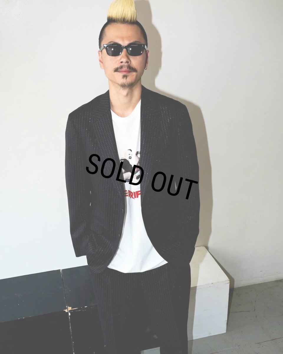 画像3: WACKO MARIA/TERRIFIER / WASHED HEAVY WEIGHT T-SHIRT（WHITE）［プリント+刺繍T-25秋冬］ (3)