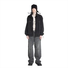 画像3: DAIRIKU/Vintage Washed Painter Denim Wide Pants（Black）［ヴィンテージ加工ペインターデニムワイドパンツ-25秋冬］ (3)