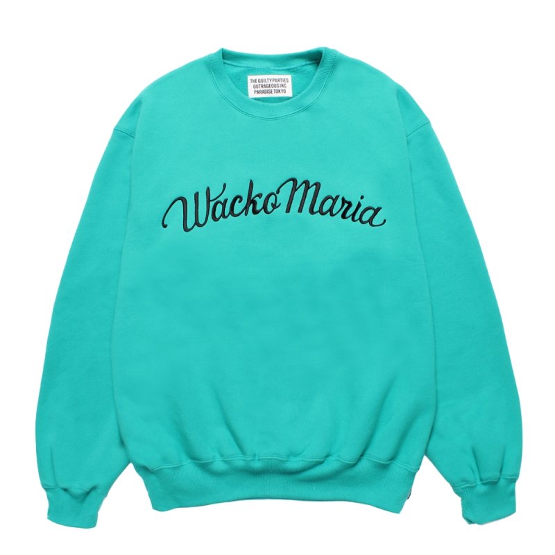 画像1: WACKO MARIA/MIDDLE WEIGHT SWEAT SHIRT（MINT）［クルーネックスウェット-25秋冬］