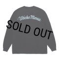 WACKO MARIA/WASHED HEAVY WEIGHT LONG SLEEVE T-SHIRT（BLACK）［プリント長袖T-25秋冬］