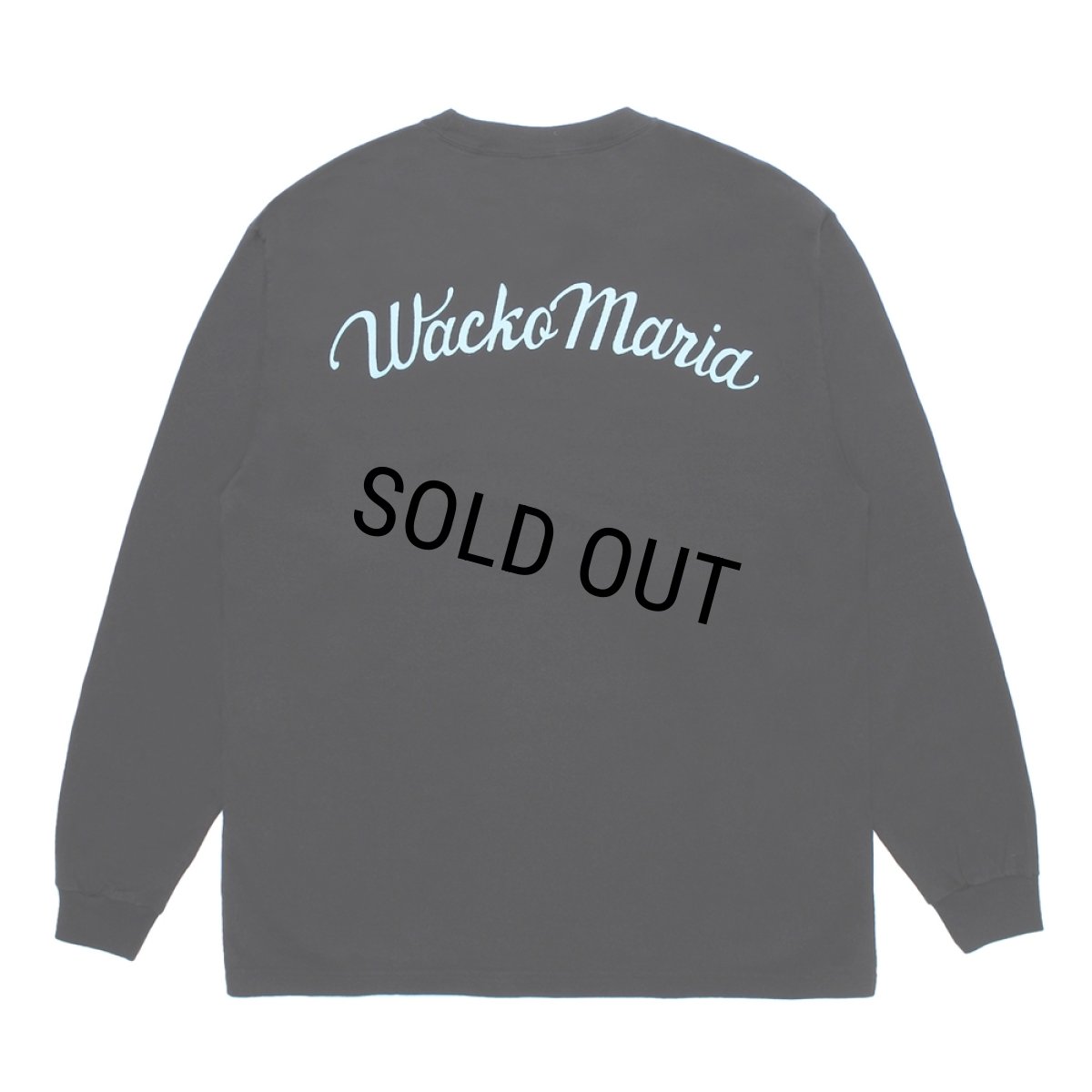 画像1: WACKO MARIA/WASHED HEAVY WEIGHT LONG SLEEVE T-SHIRT（BLACK）［プリント長袖T-25秋冬］ (1)