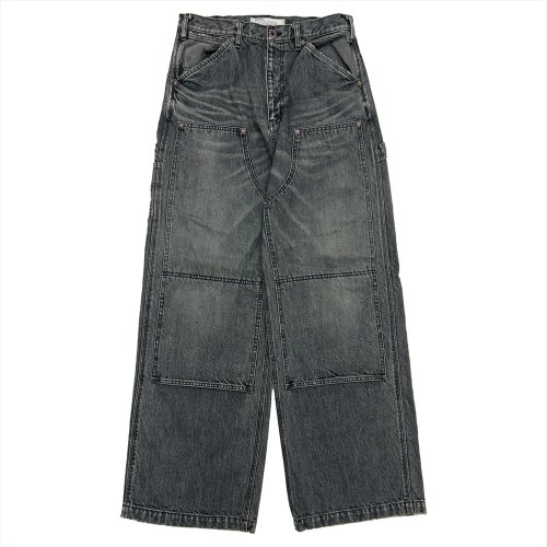 他の写真1: DAIRIKU/Vintage Washed Painter Denim Wide Pants（Black）［ヴィンテージ加工ペインターデニムワイドパンツ-25秋冬］