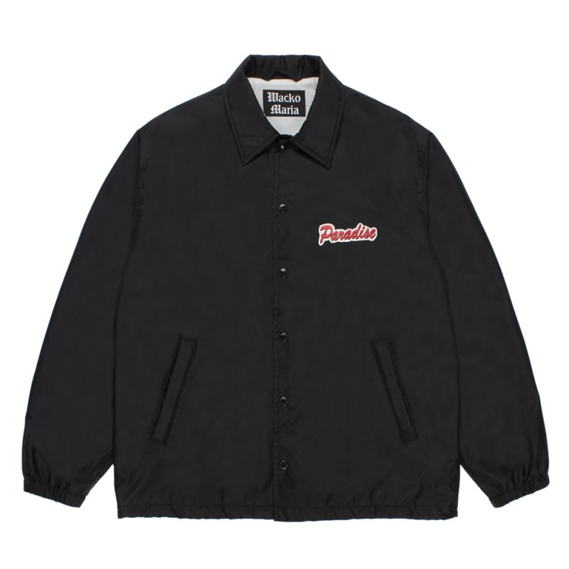画像1: WACKO MARIA/COACH JACKET（BLACK）［コーチJKT-25秋冬］