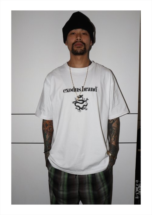 他の写真2: exodus/exodus brand Logo T SHIRT（WHITE）［プリントT-25秋冬］