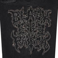 画像3: BlackEyePatch/METAL LOGO EXTRA BAGGY JEANS（BLACK） (3)