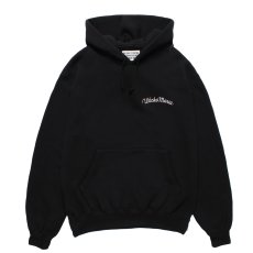 画像2: WACKO MARIA/MIDDLE WEIGHT HOODED SWEAT SHIRT（BLACK）［プルオーバーパーカー-25秋冬］ (2)