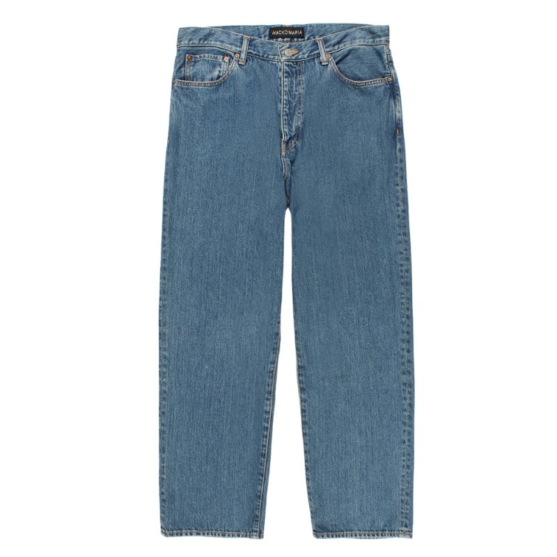 画像1: WACKO MARIA/WASHED DENIM PANTS（INDIGO）［ウォッシュドデニムパンツ-25秋冬］