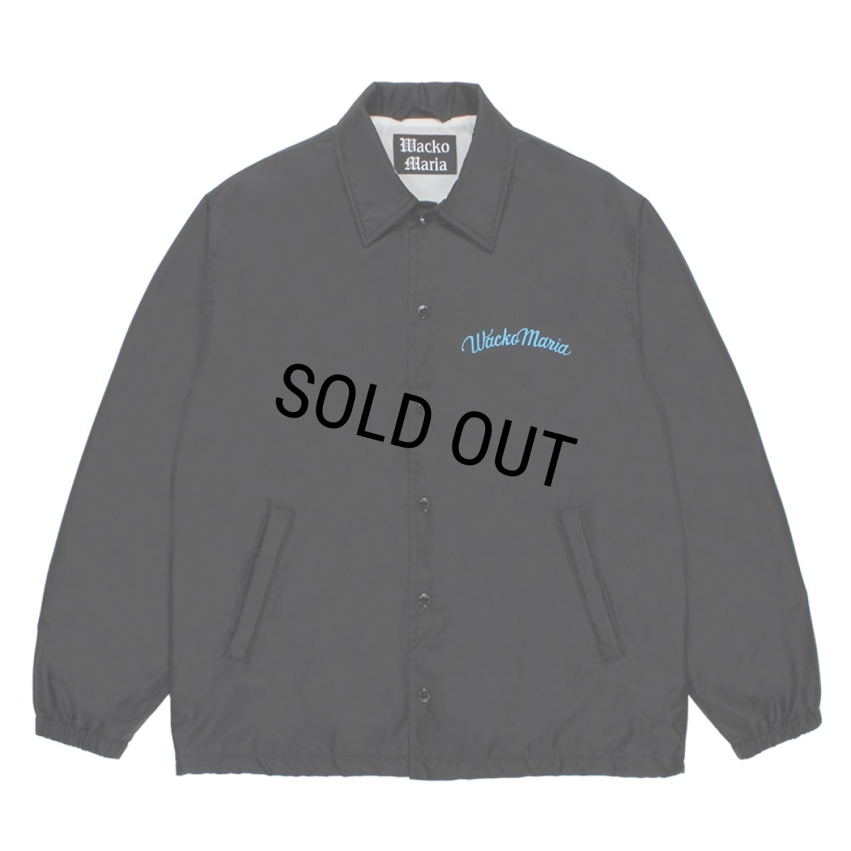 画像2: WACKO MARIA/COACH JACKET（BLACK）［コーチJKT-25秋冬］ (2)