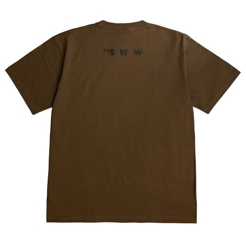 他の写真2: exodus/Drunk,High & Unemployed T SHIRT（BROWN）［プリントT-25秋冬］