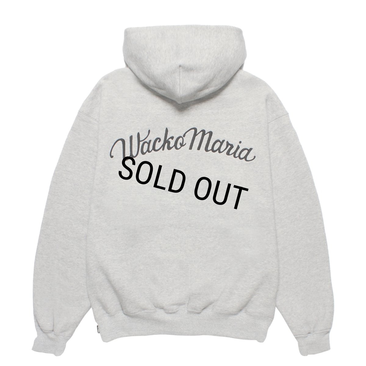 画像1: WACKO MARIA/MIDDLE WEIGHT HOODED SWEAT SHIRT（GRAY）［プルオーバーパーカー-25秋冬］ (1)
