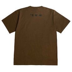 画像2: exodus/Drunk,High & Unemployed T SHIRT（BROWN）［プリントT-25秋冬］ (2)