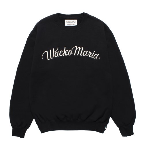 他の写真1: WACKO MARIA/MIDDLE WEIGHT SWEAT SHIRT（BLACK）［クルーネックスウェット-25秋冬］