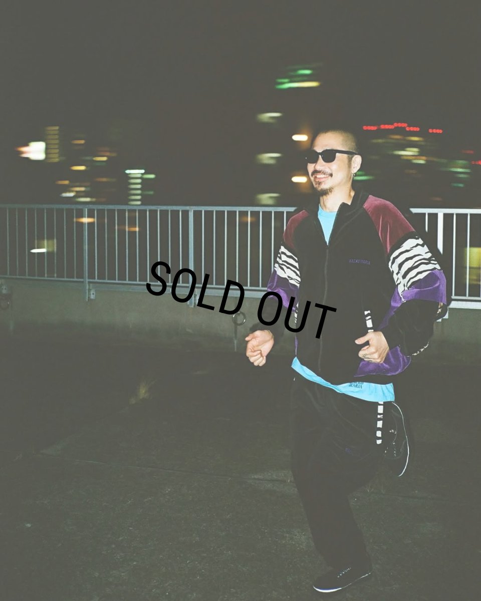 画像3: WACKO MARIA/VELVETEEN TRACK JACKET（BLACK）［ベルベッティーントラックJKT-25秋冬］ (3)