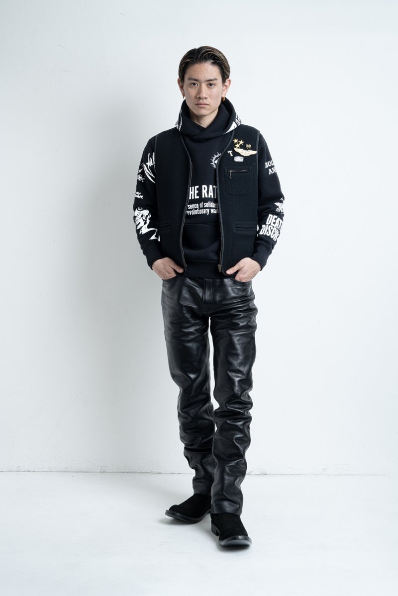 画像3: RATS/FAMILY VEST（BLACK）［ファミリーベスト-25秋冬］