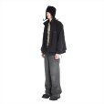 画像4: DAIRIKU/Vintage Washed Painter Denim Wide Pants（Black）［ヴィンテージ加工ペインターデニムワイドパンツ-25秋冬］ (4)