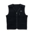 画像1: RATS/FAMILY VEST（BLACK）［ファミリーベスト-25秋冬］ (1)