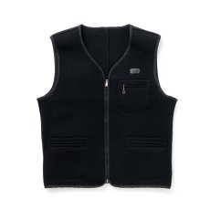 画像1: RATS/FAMILY VEST（BLACK）［ファミリーベスト-25秋冬］ (1)