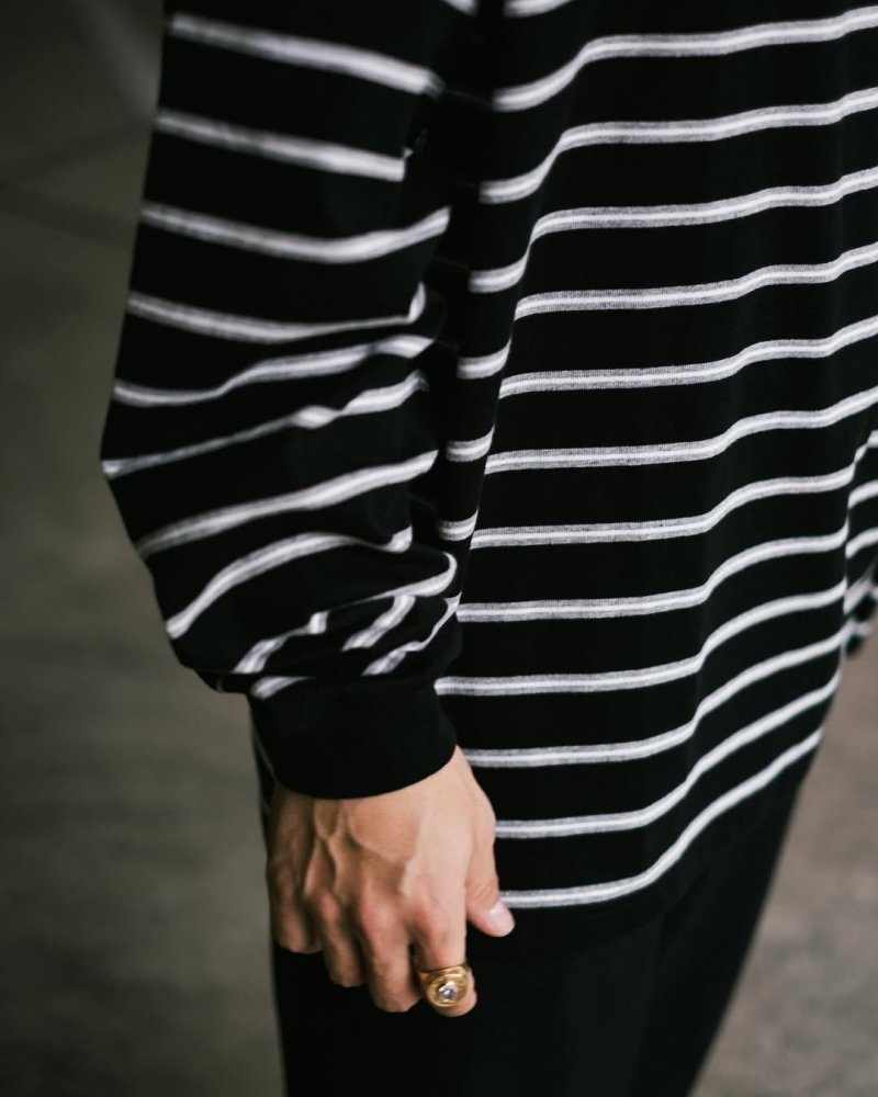 画像3: COOTIE PRODUCTIONS/Border L/S Tee（Black）［ボーダー長袖T-25秋冬］