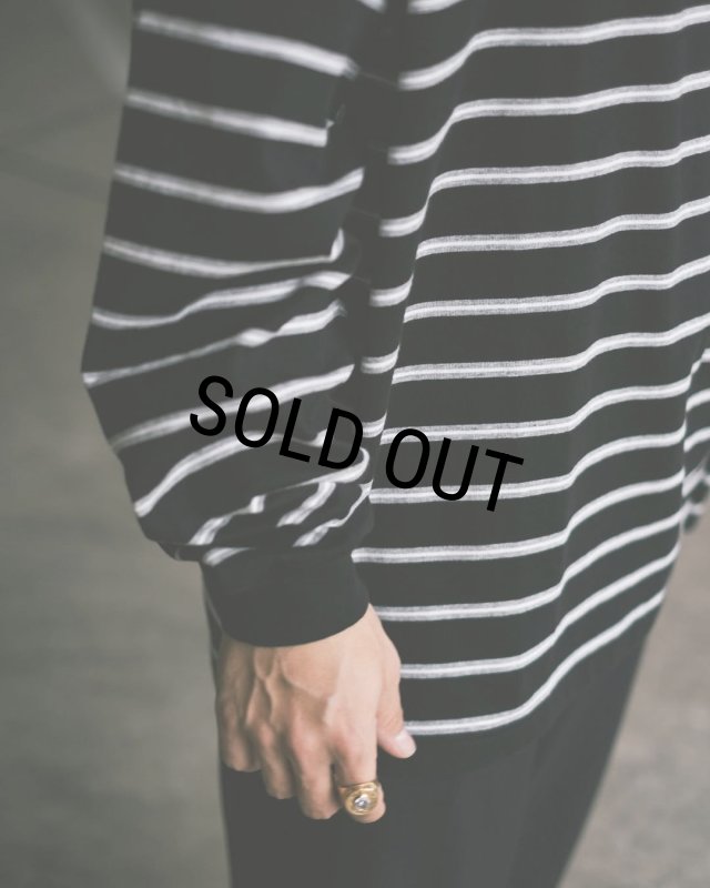 COOTIE PRODUCTIONS/Border L/S Tee（Black）［ボーダー長袖T-25秋冬