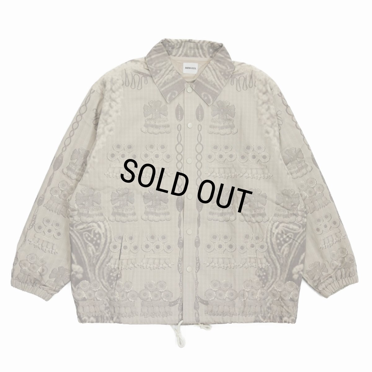 画像2: 【30%OFF】BUENA VISTA/Maria's tassel coach jacket（OFF WHITE）［マリアズタッセルコーチJKT-25秋冬］ (2)