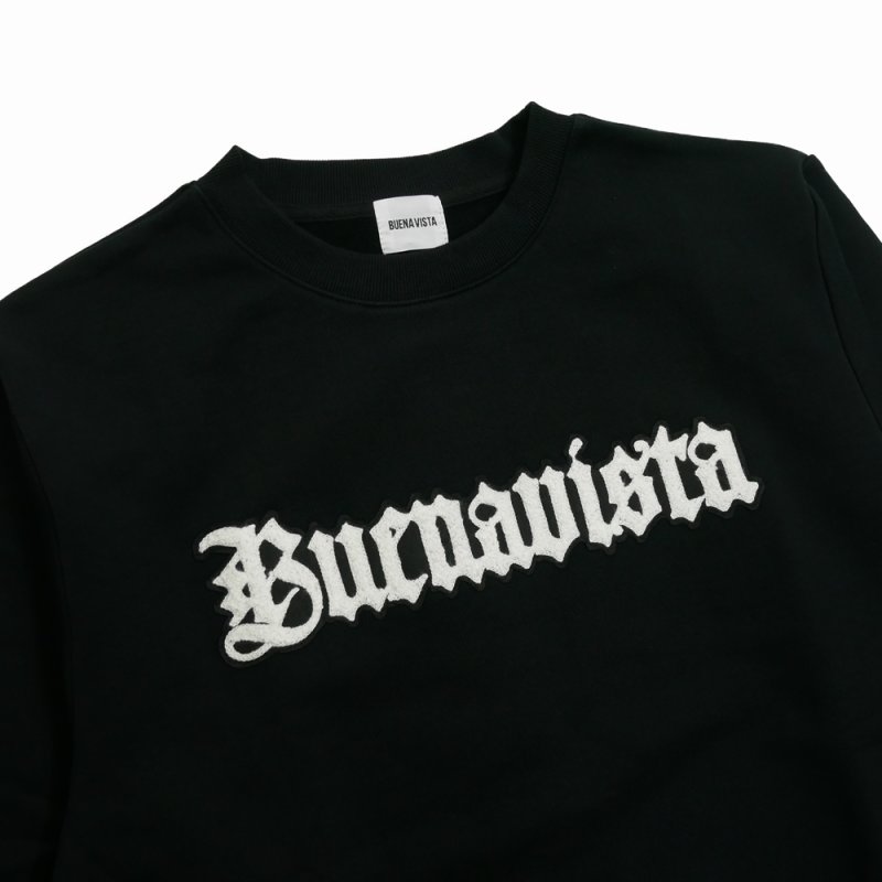 画像3: BUENA VISTA/BV gothic logo sweat（BLACK）［クルーネックスウェット-25秋冬］