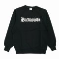 BUENA VISTA/BV gothic logo sweat（BLACK）［クルーネックスウェット-25秋冬］