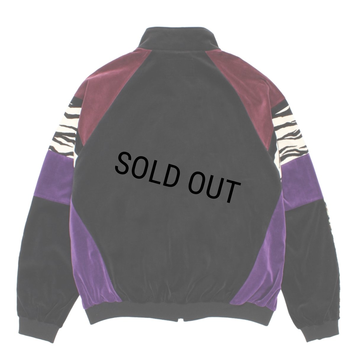 画像2: WACKO MARIA/VELVETEEN TRACK JACKET（BLACK）［ベルベッティーントラックJKT-25秋冬］ (2)